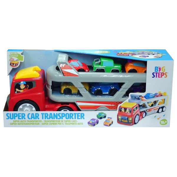 Big Steps Groove Spielzeugset Super Auto LKW Transporter mit Licht und ...