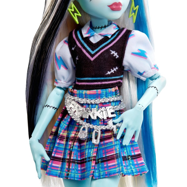 Monster High Puppe Frankie Stein Frankenstein mit Haustier und Accessoires Smyths Toys Deutschland