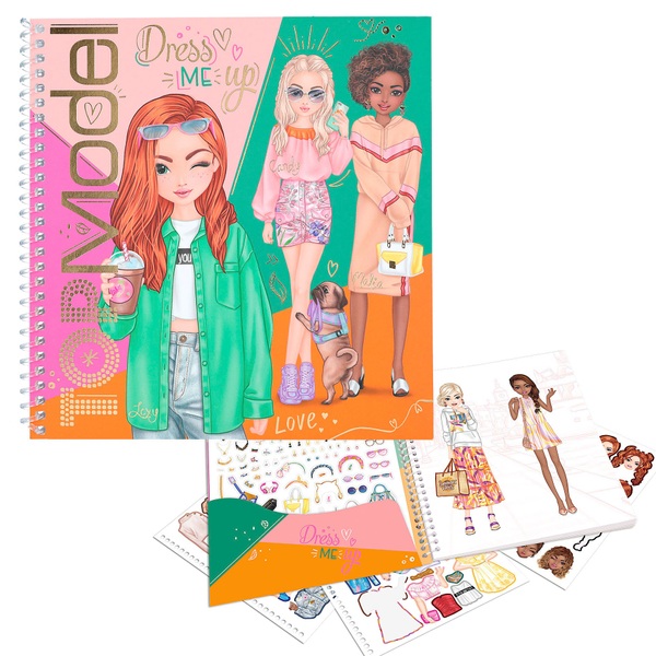 TOPModel Dress me up Stickerbuch Smyths Toys Deutschland