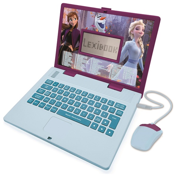 Lexibook Lerncomputer Disney Die Eiskönigin Kinderlaptop Frozen lila/blau |  Smyths Toys Deutschland