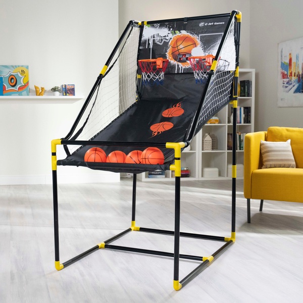 Double Shot Basketball Arcade Automat Wurfspiel mit Timer Smyths Toys