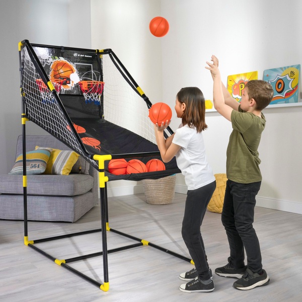 Double Shot Basketball Arcade Automat Wurfspiel mit Timer Smyths Toys