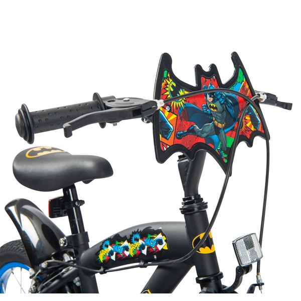 14 Zoll Kinderfahrrad Batman mit Stützrädern schwarz | Smyths Toys