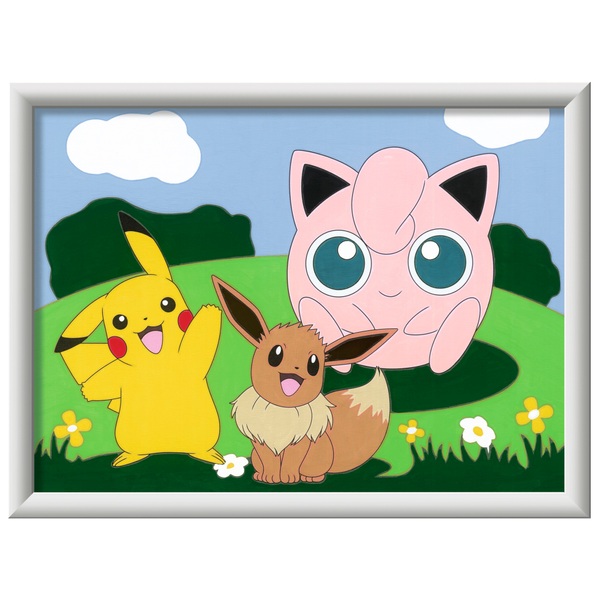 Ravensburger Malen nach Zahlen Pokémon Abenteuer | Smyths Toys Deutschland