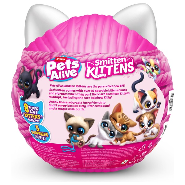 Pets Alive Smitten Kittens Interaktive Kuscheltiere | Smyths Toys