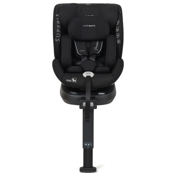 EnfaSafe Kindersitz Superia i-Size 360° drehbarer mitwachsender Autositz  schwarz