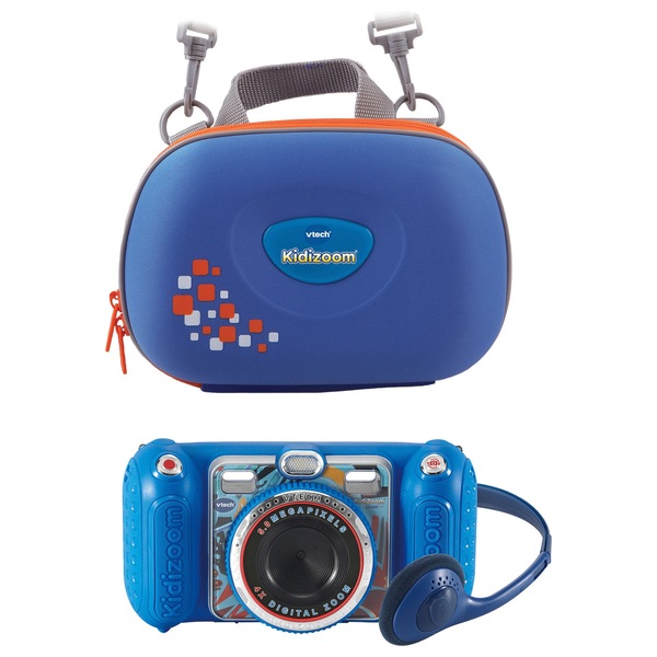 VTech KidiZoom Duo Pro Digitalkamera für Kinder mit Tasche blau | Smyths  Toys Deutschland