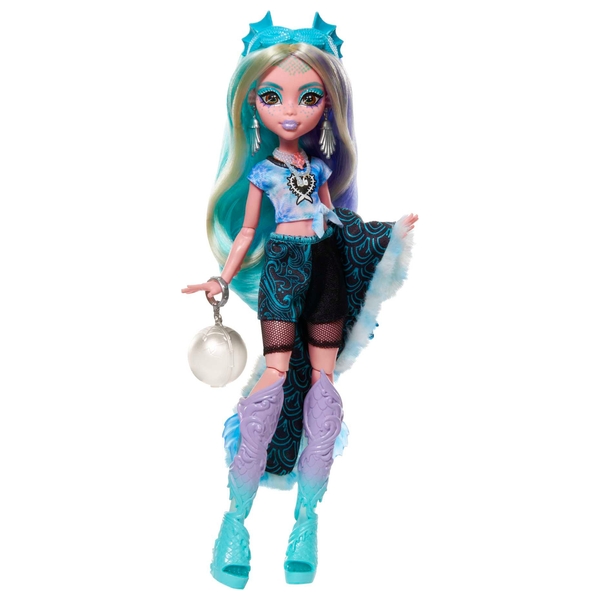 Monster High Skulltimate Secrets Fearidiscent Puppe Lagoona Blue Set ...