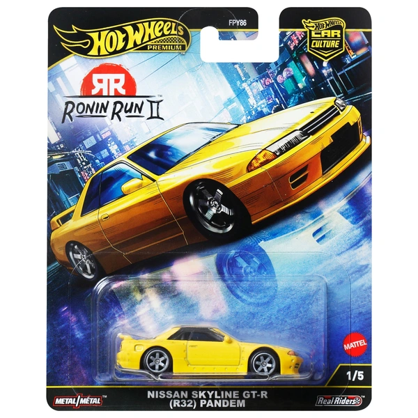 Hot Wheels - Car Culture Premium 1/64 Véhicule Nissan Skyline GT-R