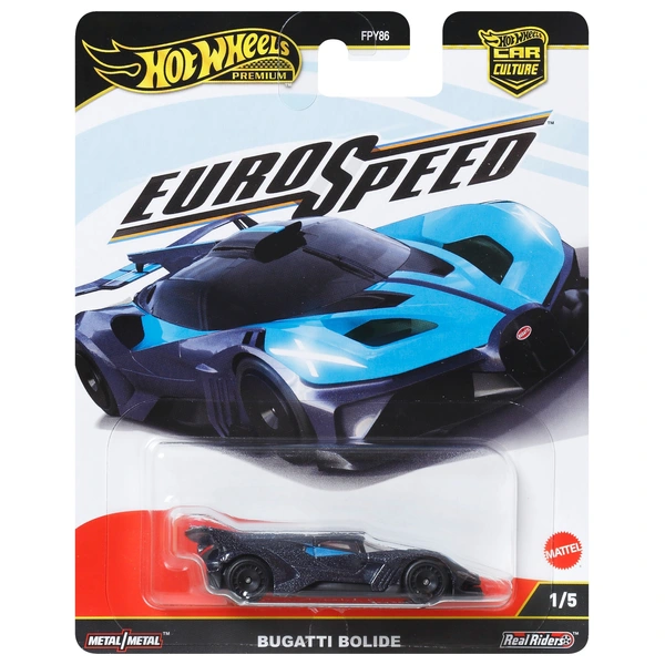 Hot Wheels Premium Car Culture Eurospeed Auto Bugatti Bolide 1:64
