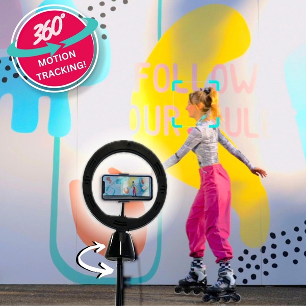 Studio Creator Video Maker Kit LED Deluxe mit 360 Grad Ringlicht und