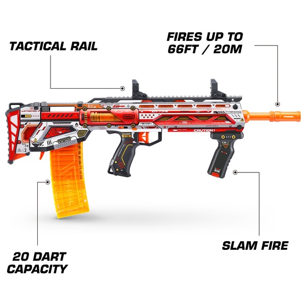 X-Shot Skins Pro Series Longshot Blaster mit 2x 20 Darts | Smyths Toys ...