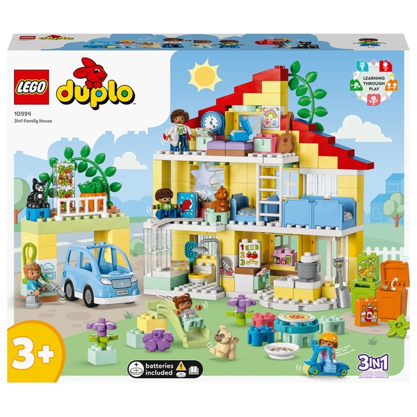 Eksklusiv Foster Arrowhead LEGO DUPLO 10994 3-in-1-Familienhaus Set | Smyths Toys Deutschland