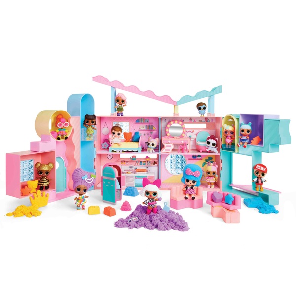 Smyths Lol Doll House Surprise! Squish Sand Magic House Playset