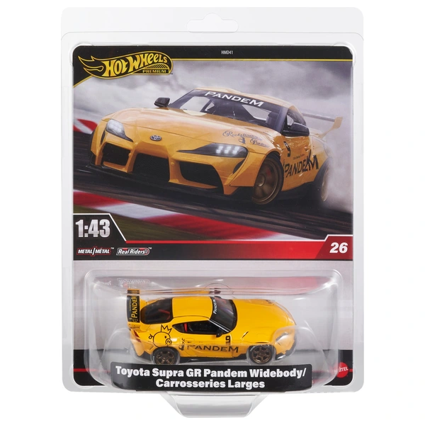 Hot Wheels Premium 1:43 Toyota Supra GR Pandem Widebody Die-Cast