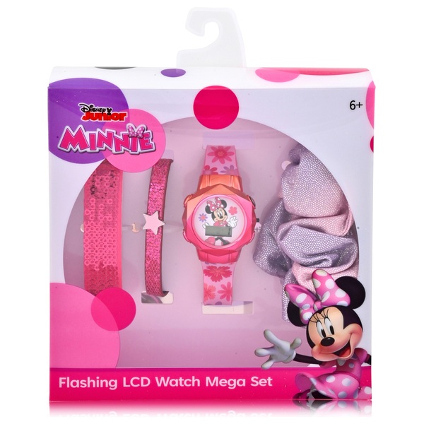 Minnie Mouse Wanduhr für Mädchen, Frauen – Disney Raumdekor-Set mit 24,1 cm  Minnie Wanduhr plus Lesezeichen und mehr für Kinder und Erwachsene 