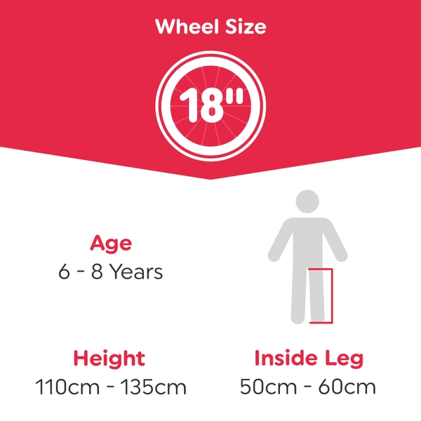  18 Zoll Kinderfahrrad Verve ACE silbergrau/neongrün 