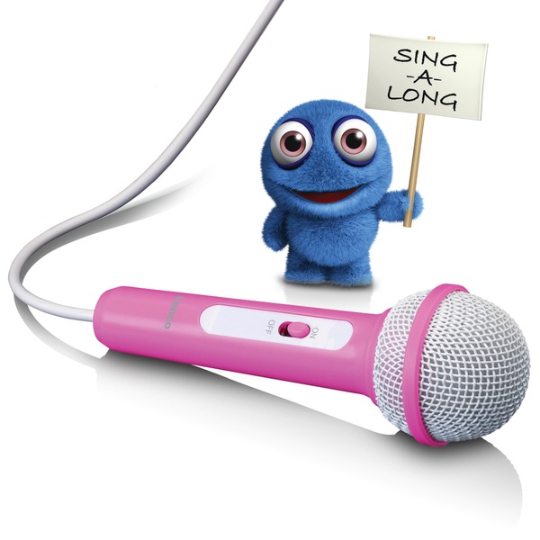 Lenco SCD625 tragbarer KinderCDPlayer mit Radio, Mikrofon, und Bluetooth pink Smyths Toys