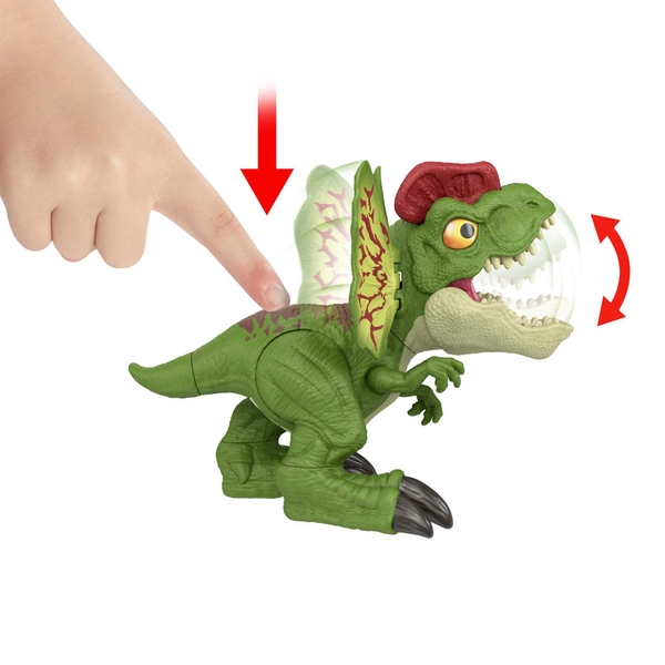 Jurassic World Uncaged Dilophosaurus Dinosaurier Spielzeug Figur mit ...