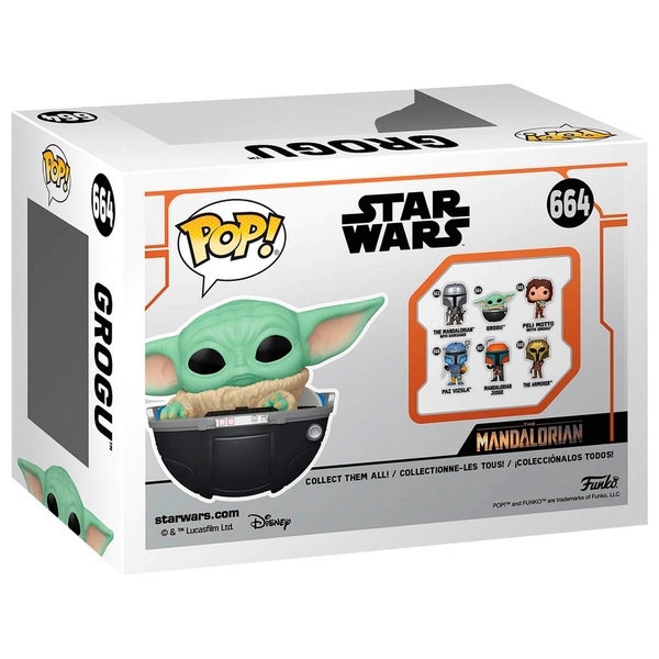 Funko POP! BobbleHead Figur 664 Star Wars Grogu in seiner