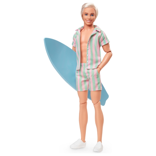 Barbie Ken Puppe mit gestreiftem StrandOutfit Smyths Toys Deutschland