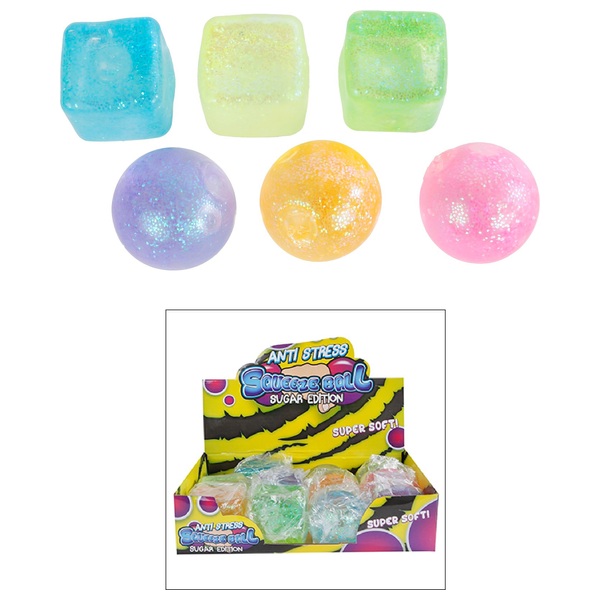 Squeeze Ball Sugar Edition Anti-Stress-Ball/-Würfel weicher