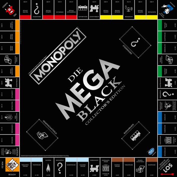 Monopoly Die Mega Black Edition | Smyths Toys Deutschland