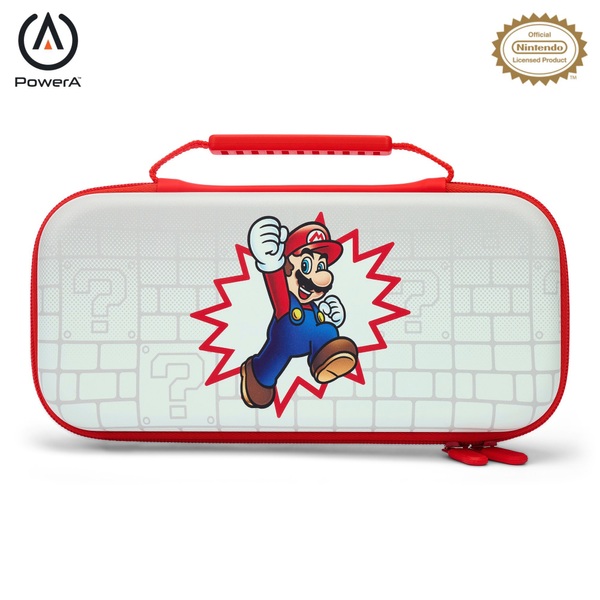 PowerA Nintendo Switch Super Deutschland | Tasche Mario Toys Smyths rot/weiß Hülle