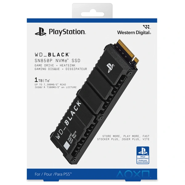 WD_BLACK SN850P NVMe SSD Game Drive Storage for PlayStation 5