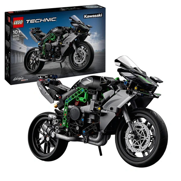 LEGO Technic 42170 Kawasaki Ninja H2R Motor Set | Smyths Toys