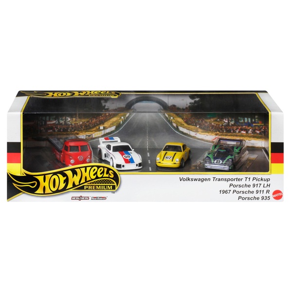 Hot Wheels Premium Autos Porsche Collector Display 4er Set 