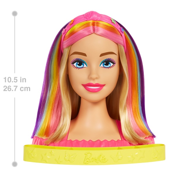 Barbie Color Reveal Frisierkopf Deluxe Schminkpuppe mit Farbwechsel ...