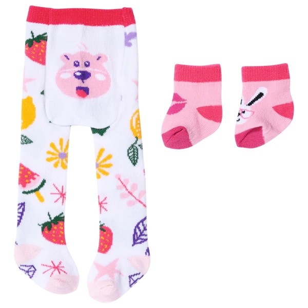 Apollo new born sokken - set van 4 in een geschenkset roze/beige/zwart