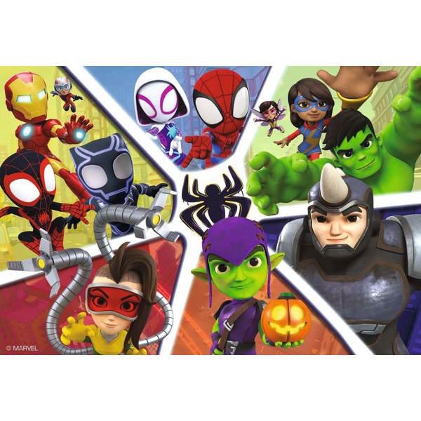 Spidey en zijn Super Friends SNF0102 10 mini-voertuigen vanaf 3 jaar, meerkleurig