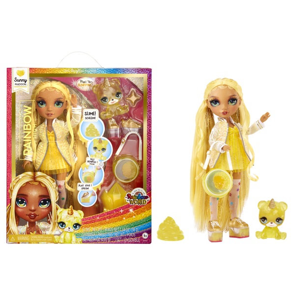 Rainbow High Classic Puppe Gelb Sunny Madison mit Accessoires Smyths Toys Deutschland