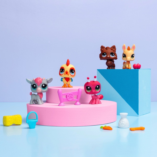 Littlest Pet Shop Farm Besties Collector's Set mit 5 Figuren Smyths