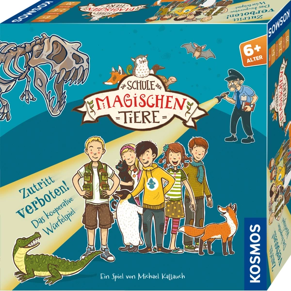 Gioco Da Tavolo Kosmos – La Scuola Degli Animali Magici: Accesso Vietato! Cooperativo Per Bambini 6+