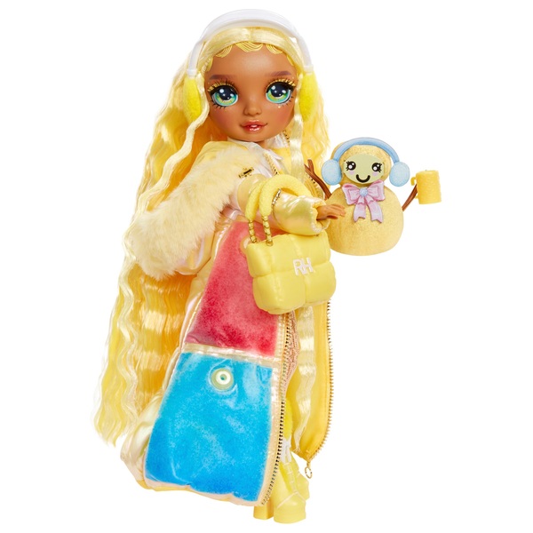 Rainbow High Winter Wonderland Puppe Sunny Madison gelb Smyths Toys Deutschland