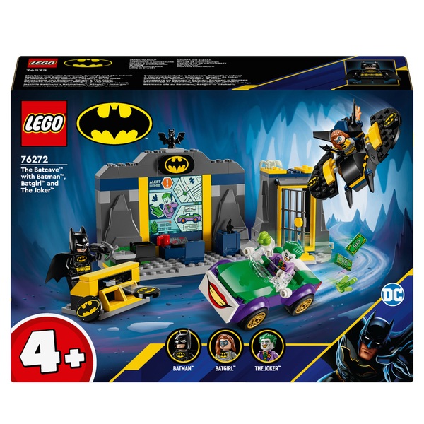 LEGO DC Super Heroes 76272 Bathohle mit Batman Batgirl und Joker Smyths Toys Osterreich