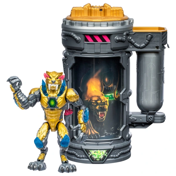 MrBeast Lab Mutators Mutation Chamber Action Figure Golden