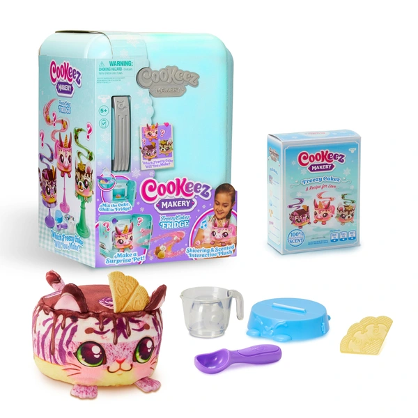 ピンクおもちゃ Cookeez Makery Koelkast Speelset Freezy Cakez met Knuffel assorti