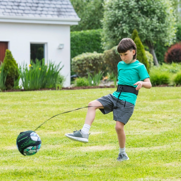 Lot De 2 Entraîneurs De Football MOERAE - Ceinture Réglable - Améliore Dribbles, Passes, Tirs - Enfants/Adultes