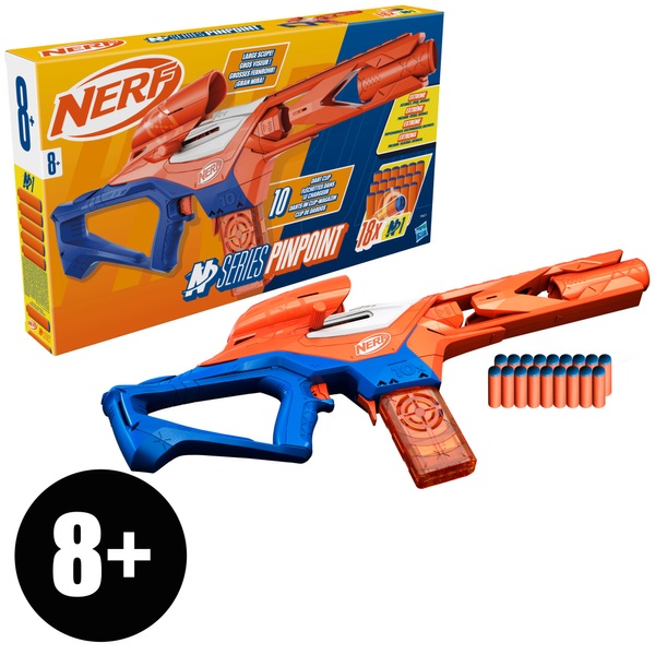 NERF N Series Pinpoint Blaster mit 18 N1 Darts | Smyths Toys Deutschland