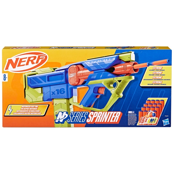 NERF N Series Sprinter Blaster mit 16 N1 Darts | Smyths Toys Deutschland