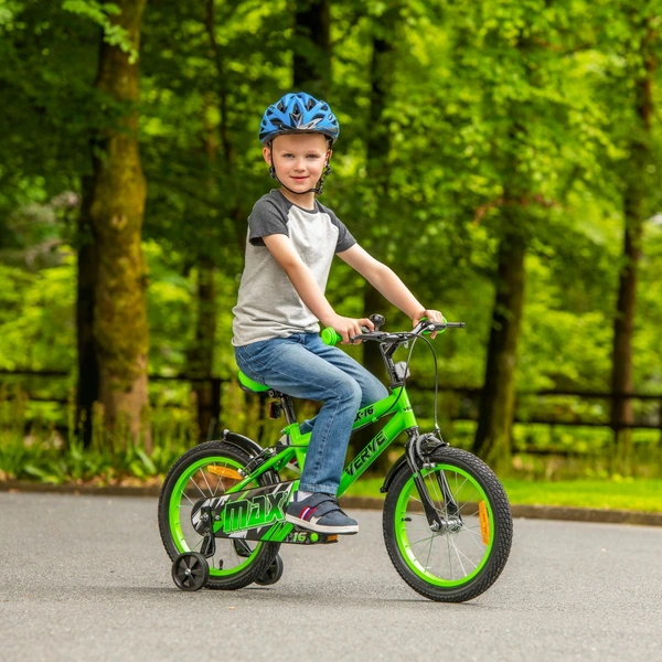 16 Zoll Kinderfahrrad Verve Max mit Sttzrdern grn | Smyths Toys  Deutschland