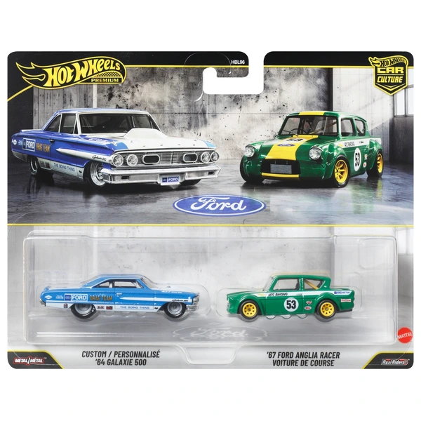 Hot Wheels Premium Car Culture 2 Pack 1:64 '64 Galaxie 500 & '67