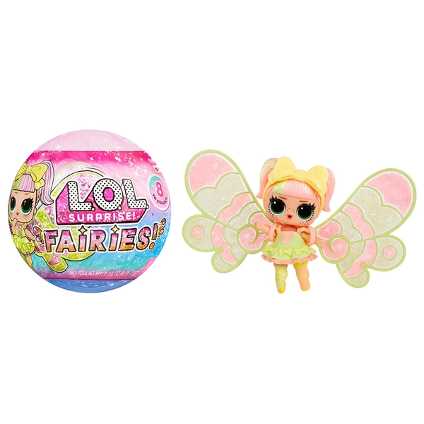 L.O.L. Surprise! Princess Tots Puppen - Mit 2 Farb-Gels Für DIY Prinzessinnen-Kleider, 8 Sammelpuppen