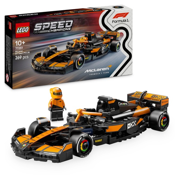 LEGO Speed Champions 77251 McLaren F1 Team MCL38 Race Car Set