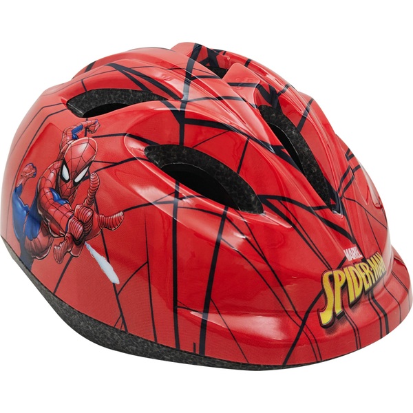 argos spiderman bike helmet SPIDER-MAN EDGE This red bike helmet has high Spider-Man Hero