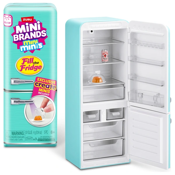 Mini Brands Fill the Fridge Kühlschrank Spielset